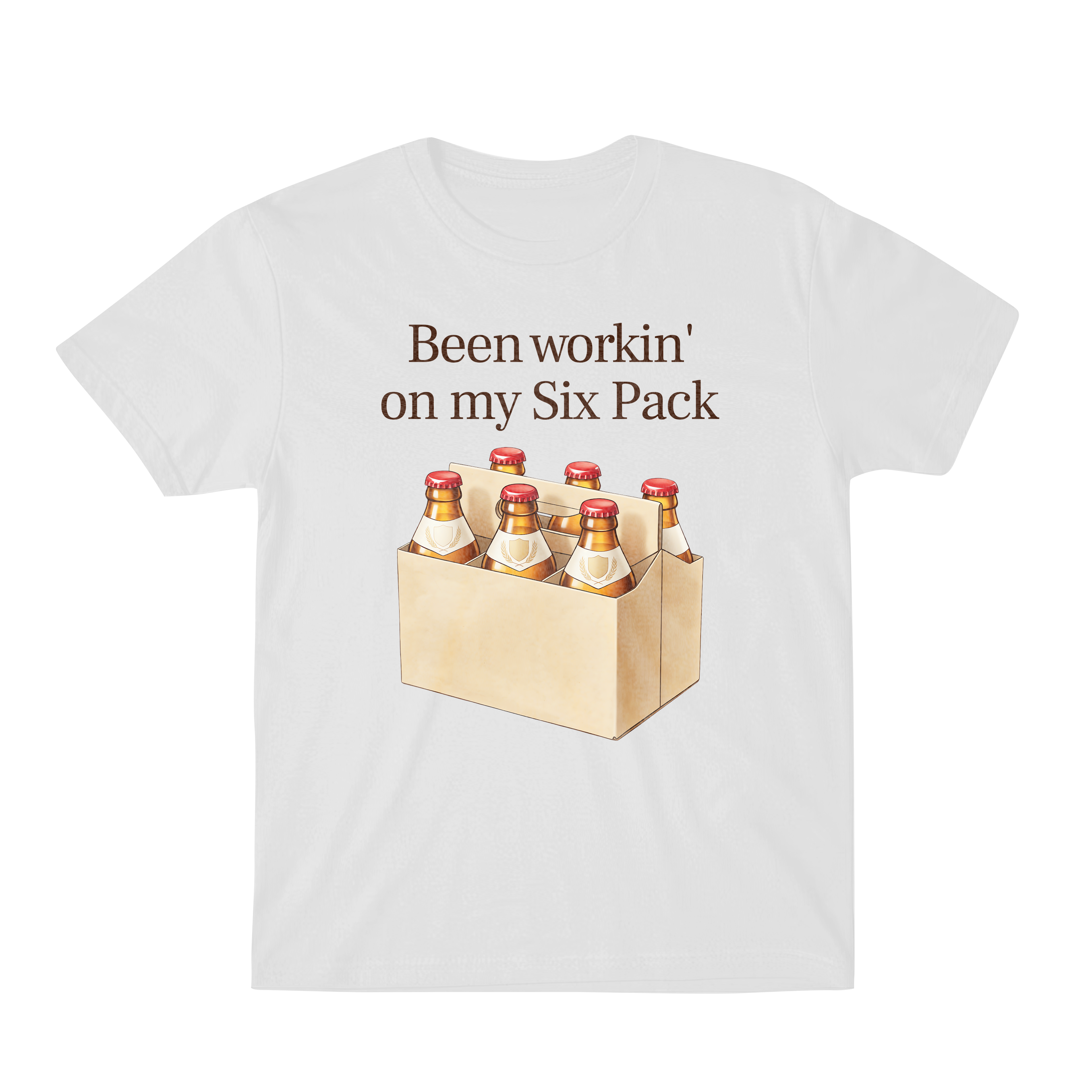 6 Pack White Tee